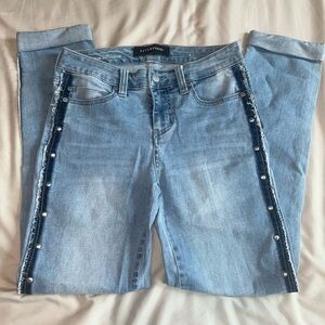 LIVERPOOL Stylish Button Seamed Jeans